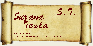 Suzana Tesla vizit kartica
